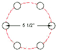 6 on 5-1/2 Bolt Pattern